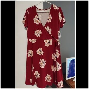 Brand New with Tags Old Navy Floral Wrap Dress